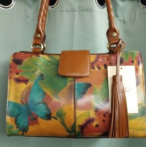 Refined Patricia Nash Leather Shoulder Bag